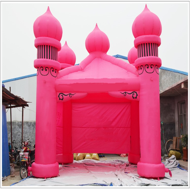 新罗粉色帐篷
